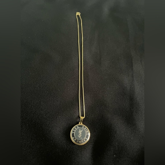 Yves Saint Laurent Jewelry - Authentic Upcycled YSL Button Necklace